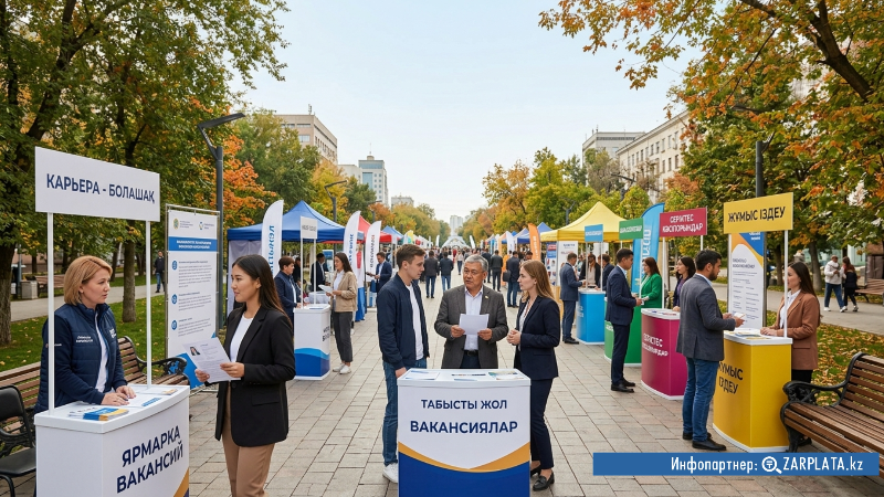 Медеу ауданындағы бос жұмыс орындары жәрмеңкесі &mdash; жұмыс іздеушілер жұмыс берушілермен байланыс орнатып, сұхбаттан өтеді